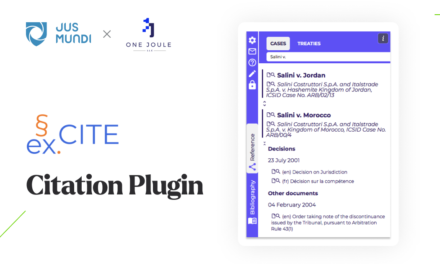 Jus Mundi & One Joule to launch an automatic legal citation tool