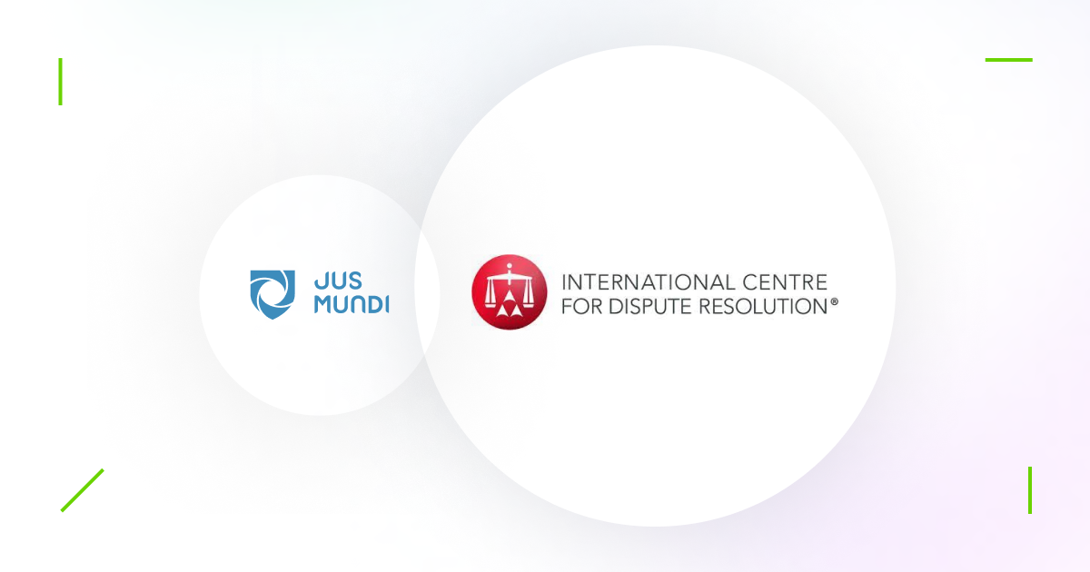 ICDR and Jus Mundi Announce a Partnership to Boost Global Knowledge of International Arbitration